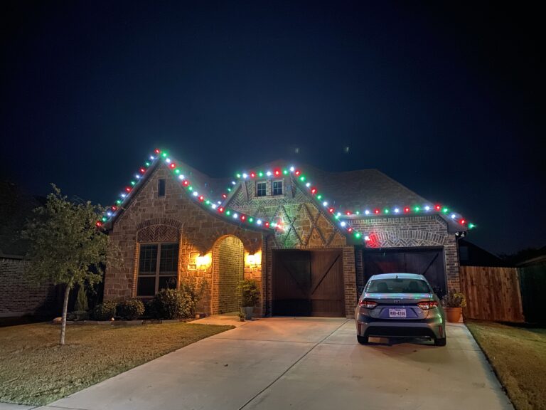 Cool White/Red/Green Christmas Lights